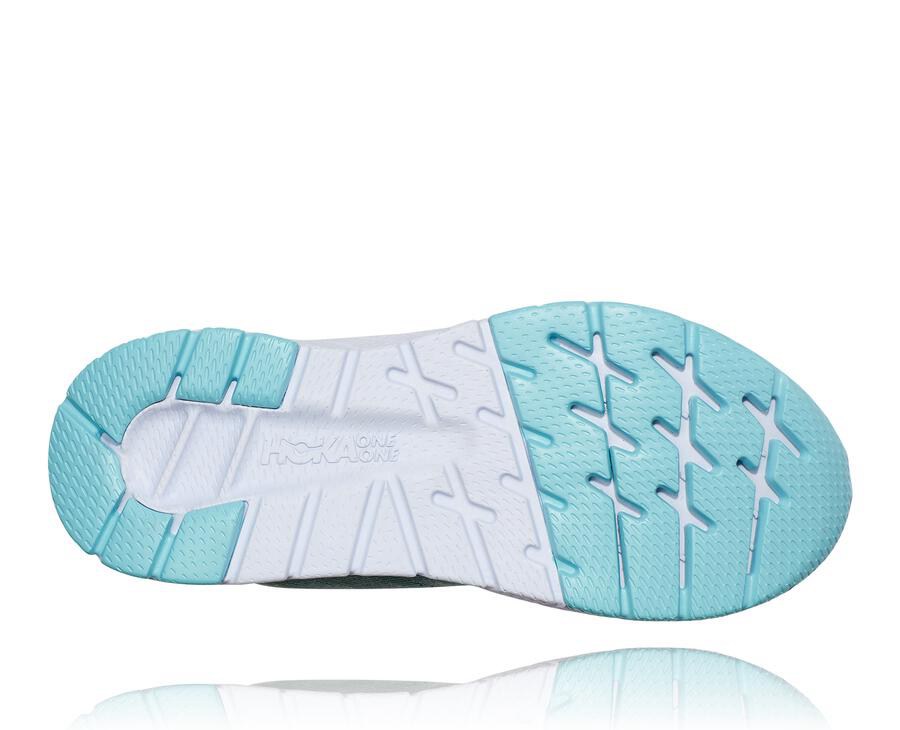 Hoka One One Vandresko Dame - Cavu 3 - Blå/Hvide - 952180IFY